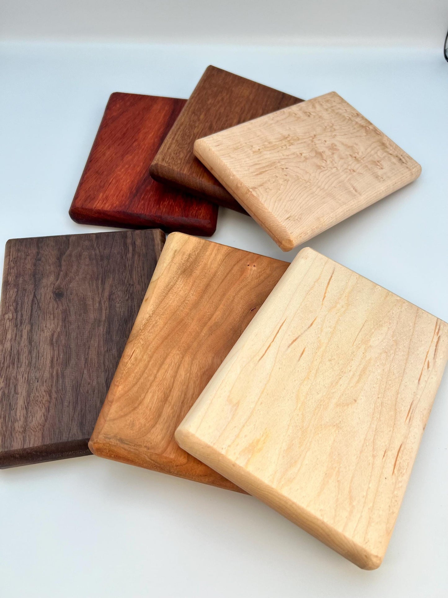 Handcrafted Medium Cutting Board | 8x12 Inch | Exotic Hardwood Mix