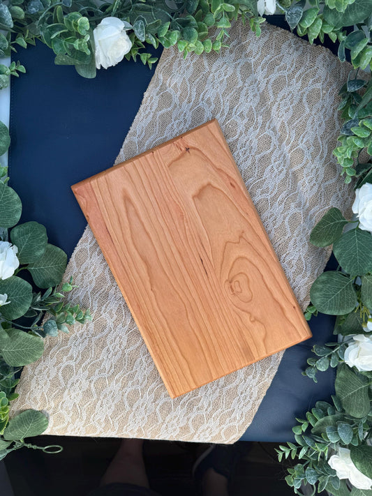 Handcrafted Medium Cutting Board | 8x12 Inch | Exotic Hardwood Mix